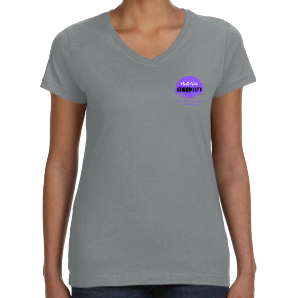 Not In Vain Women's V-Neck T-Shirt CUSTOM Thumbnail