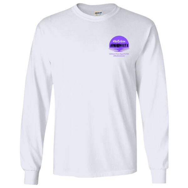Not In Vain Unisex Long Sleeve T-Shirt CUSTOM Thumbnail