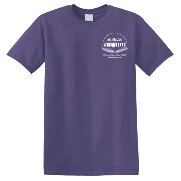 Not In Vain Purple Unisex T-Shirt CUSTOM  Thumbnail
