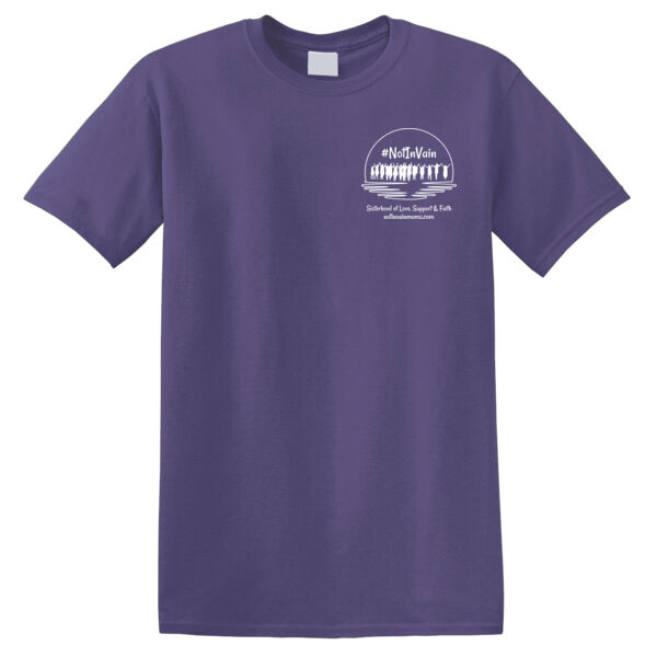 Not in Vain Purple Unisex T-Shirt  Thumbnail