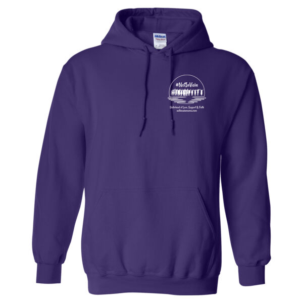Not In Vain Purple Unisex Hoodie Thumbnail