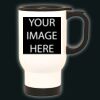 Deco 14oz. White S.S. Travel Mug Thumbnail